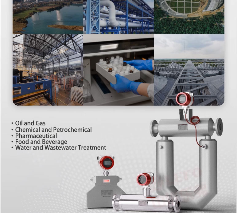 Application areas of Coriolis Mass Flowmeter